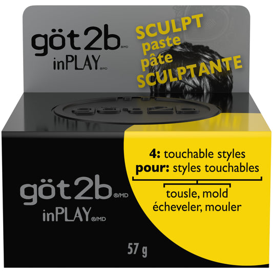 Got2B Styling InPLAY Sculpt Paste for Hair, 57g