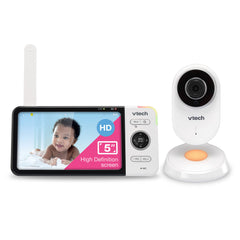 VTech VM818HD Video Monitor, 5-inch 720p HD Display, Night Light, 110-degree Wide-Angle True-Color Day Vision, HD No-Glare Night Vision, Best-in-Class 1000ft Range, 2-Way Talk