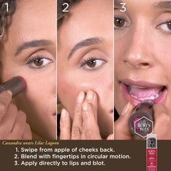 Burt's Bees 100% Natural All Aglow Lip & Cheek Stick, Suez Sands, 1 Tube , 9.07 g