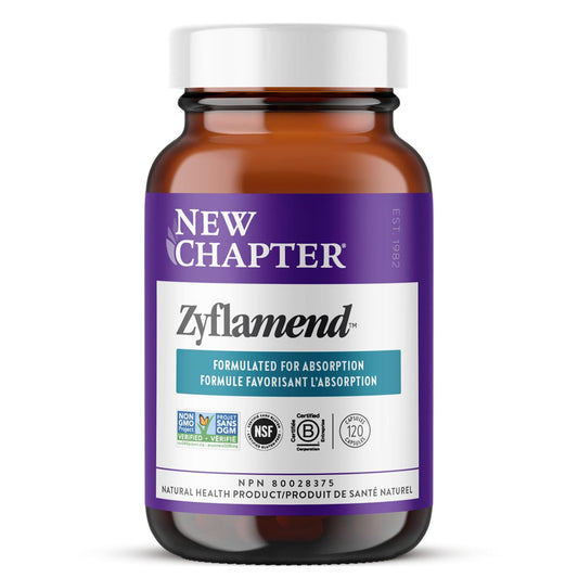 New Chapter Zyflamend - Joint Support Supplement - Herbal Blend Includes Turmeric, Ginger & Rosemary - Contains No Black Pepper or DLPA - Non-GMO, Vegetarian & Gluten Free - 60 Capsules