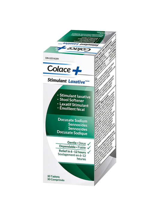 Colace + Stimulant Laxative 30ct