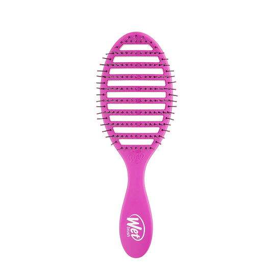 Wet Brush Speed Dry Hair Brush - Purple - Vented Design and Ultra Soft HeatFlex Bristles Are Blow Dry Safe With Ergonomic Handle Manages Tangle and Uncontrollable Hair - Pain-Free