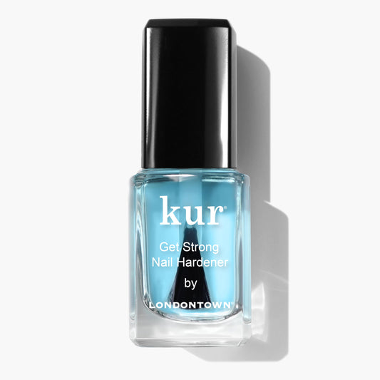 LONDONTOWN Nail Strengthener for Damaged Nails, Nail Hardener for Strengthening Long Healthy Nail Growth Treatment, Conditioning Nail Care for Weak, Thin Nails - Get Strong Nail Hardener, .40fl oz