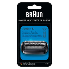 Braun Series 5 Electric Shaver Replacement Head, Easily Attach Your Shaver Head for a shave as efficient as day one, Compatible with New Generation Series 5 Shavers, 54B, Black