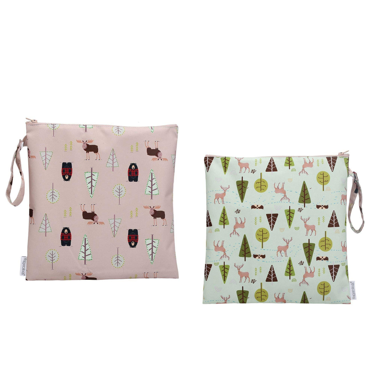 FlapJack Kids Flapjacks - Wet Bag - Moose/Cottage