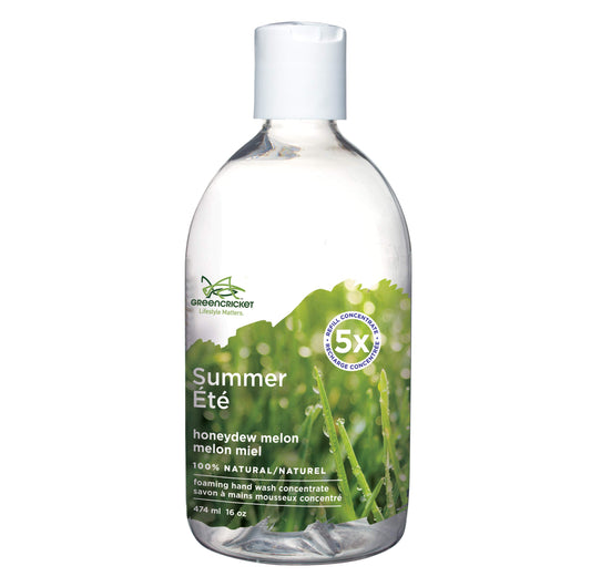 Green Cricket 100% Natural Summer (honey dew melon) Foaming Hand Wash Refill Concentrate 500 ml 500ml