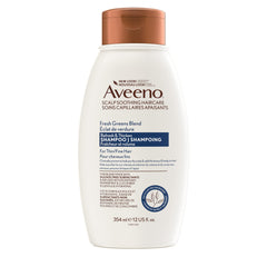 Aveeno Fresh Greens Blend Volumizing Shampoo, Cucumber, Rosemary, for Fine Hair, 12 fl oz