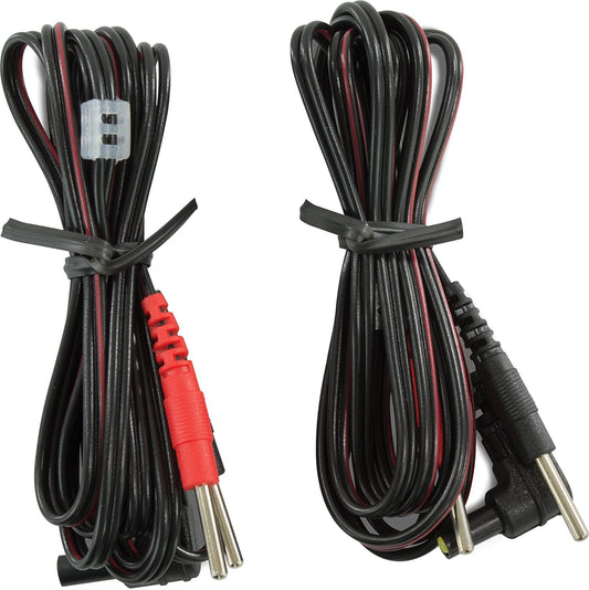 Premium TENS Machine Electrode Lead Wires - for EMS and TENS Machine Pads – Standard 2.0mm Female Plug Compatible With Most Muscle Stimulator Machine