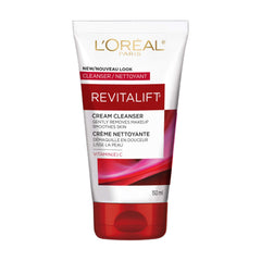 L’Oréal Paris Revitalift Makeup-Removing Cleansing Cream Face Cleanser & Toner, with Vitamin C, 150 mL