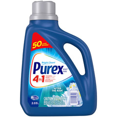 Purex Liquid Laundry Detergent, After the Rain, HEC, 2.03 Liters, 50 Loads