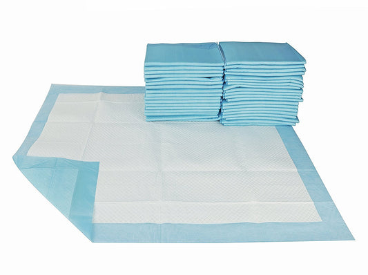 Pantryware Essentials PE Underpad 17x24 30 Disposable Changing Underpads, 17" Width, x 24" Length, Pack of 30