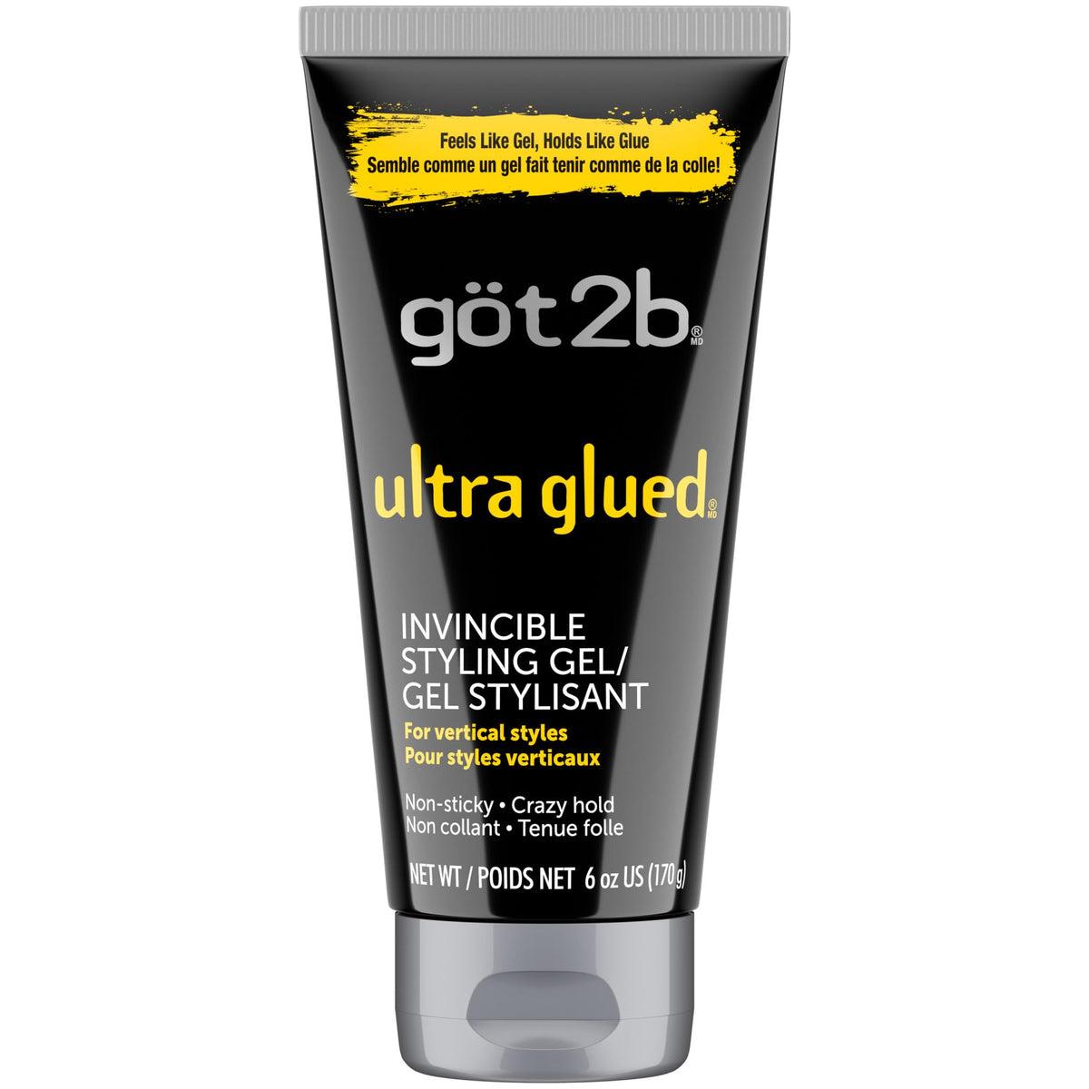 Schwarzkopf Got2b Ultra Glued Invincible Styling Gel, 170 Milliliter