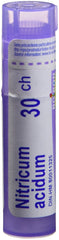 Boiron Nitricum acidum 30ch,Homeopathic medicine. Each tube contains 4 g (approximately 80 pellets)