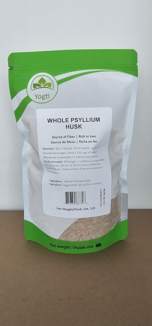 Yogti Whole Husk Psyllium 1 pound