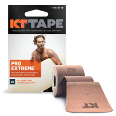 KT Tape PRO Extreme 20 Strip 10"Precut Titan Tan