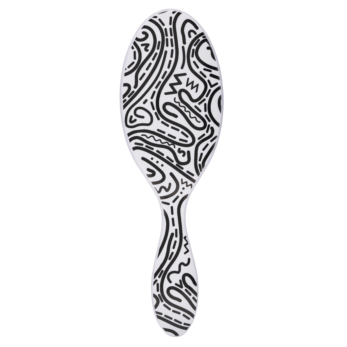 Wet Brush Original Detangler Brush - Doodle, Hipster - All Hair Types - Ultra-Soft Bristles Glide Through Tangles with Ease - Pain-Free Comb for Men, Women, Boys & Girls