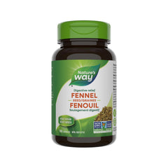 Nature's Way Premium Fennel Seed Capsules - Herbal Digestive Aid & Cough Relief, Vegetarian, Non-GMO, 100 Count