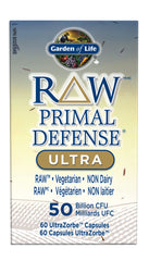 Garden of Life Raw Primal Defense Ultra Vcaps. Multi-probiotic specifically formulated to support your health and vitality. Helps support intestinal/gastrointestinal health and promote a favorable gut flora.