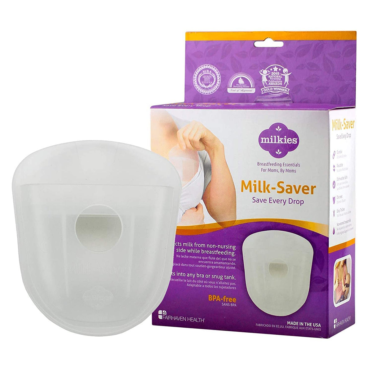 Milkies Milk Savers, White/Clear, 1-Pack