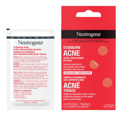 Neutrogena Stubborn Acne Blemish Patches, Hydrocolloid Spot Treatment, Pimple Care Patch, Hypoallergenic, 24 Patches Per Pack