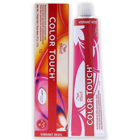 Wella Touch Multidimensional Demi-permanent Hair Color, 77/45 Medium Blonde Intense/red-violet, 2 ounces