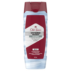 Old Spice Men's Body Wash Moisturizing Hydro Wash Steel Courage, 473 mL