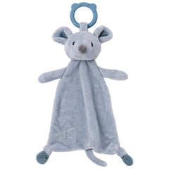 GUND Baby Baby Toothpick Spencer Mouse Teether Lovey Plush Security Blanket, Blue