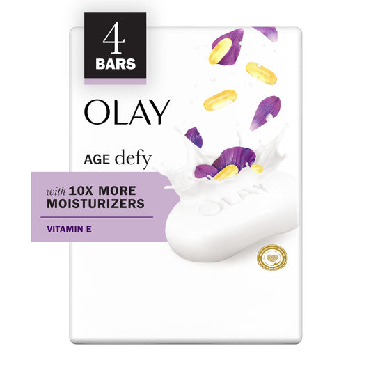 Olay Age Defy 8 Bar Personal, 360 g Total (4 Count of 90 g Each)