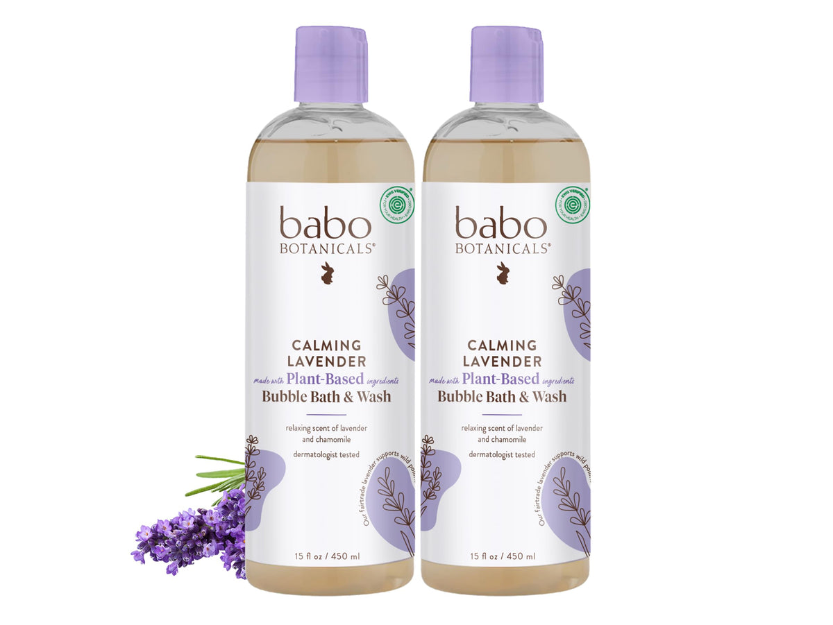 Babo Botanicals Calming Baby Bubble Bath and Wash, 30 fl. Oz