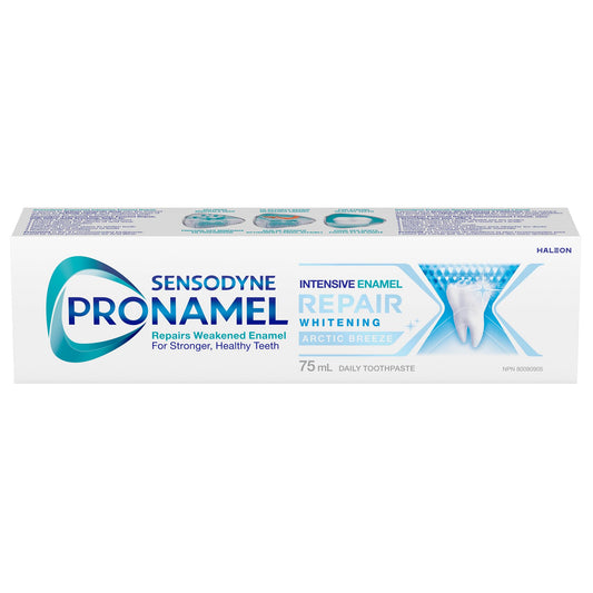 SENSODYNE PRONAMEL Toothpaste, Intensive Enamel Repair Whitening, Arctic Breeze, 75 mL (Packaging May Vary)