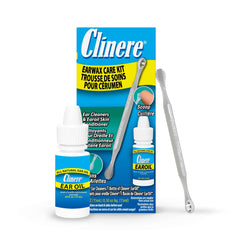 Clinere® Ear Oil Conditioner & Ear Cleaners Cleaning Care Kit, 1 Ea, 1 Count, Safely and Gently Cleans Ear Canal at Home, Ear Wax Cleaner Tool, Itch Relief, Ear Wax Buildup, Works Instantly
