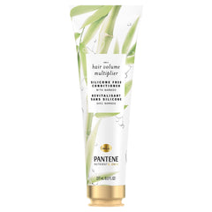 Pantene Sulfate Free Conditioner, Volumizing conditioner for fine or flat hair with Bamboo, Safe for Color Treated Hair, Nutrient Blends, 237 mL