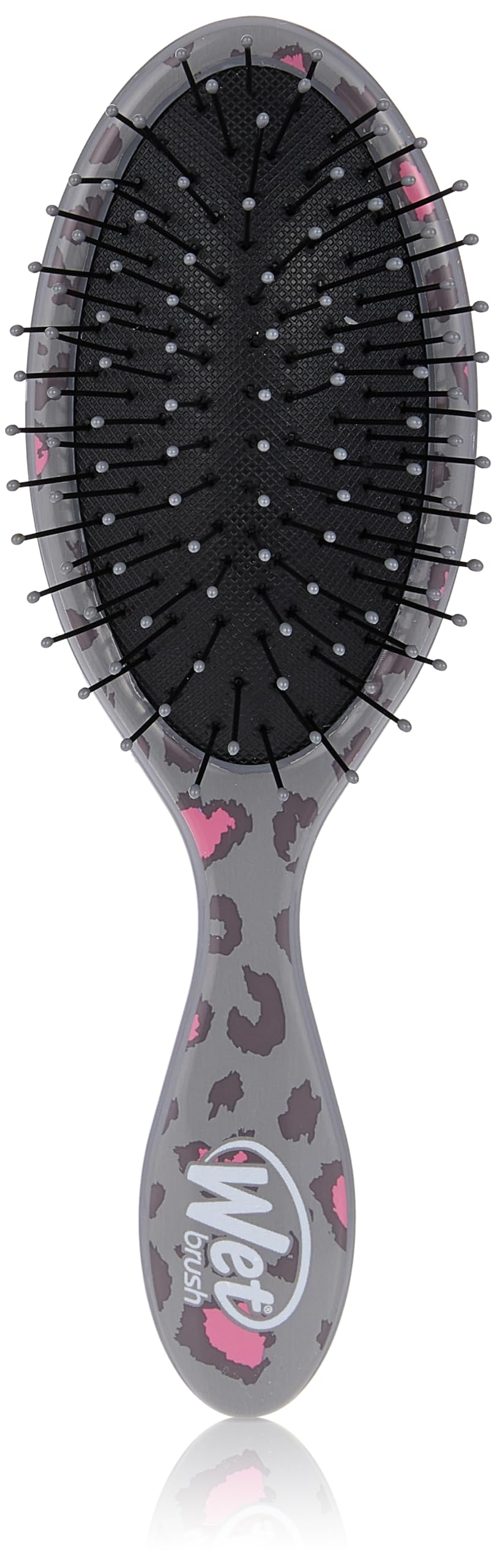 Wet Brush Kids Detangler Hair Brushes - Leopard, Safari - Midi Detangling Brush with Ultra-Soft IntelliFlex Bristles Glide Through Tangles with Ease - Pain-Free Comb for All Hair Types