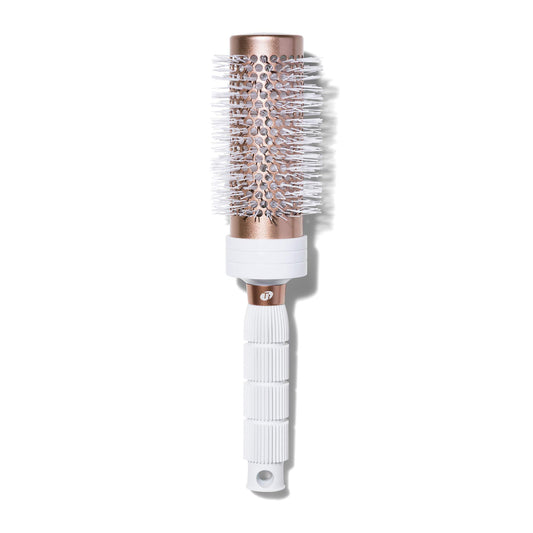 T3 Micro Volume Round Hair Brush | Ceramic-Coated Barrel Vented Round Brush for Blow Drying | Heat Resistant Bristles