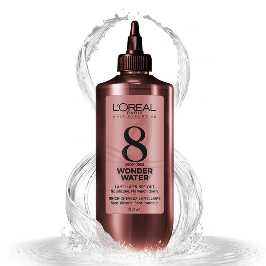 L'Oreal Paris 8-Second Wonder Water, Hair Mask for All Types, Lamellar Technology with Protein and Amino Acids, Silicone Free, 200 ml