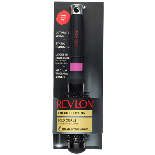 Revlon Smoothstay Titanium Round Thermal Brush, Medium