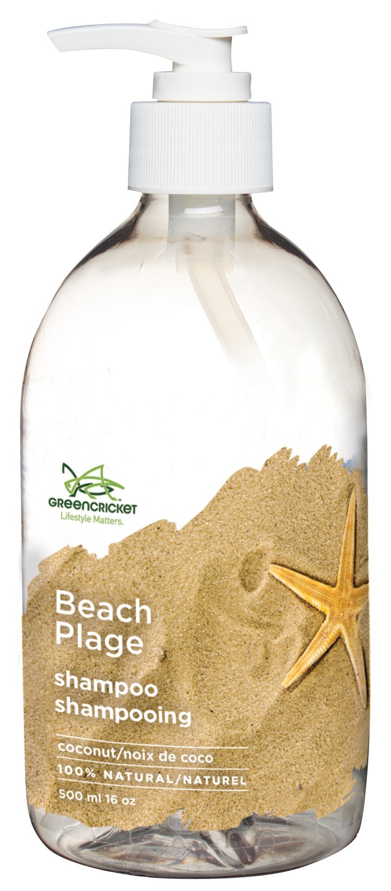 Green Cricket 100-Percent Natural Coconut Shampoo 500 ml