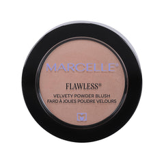 Marcelle Flawless Velvety Powder Blush, Natural, Talc-Free, Natural Healthy Glow, Smooth, Velvety Texture, Hypoallergenic, Fragrance-Free, Cruelty-Free, Paraben-Free, 3 g