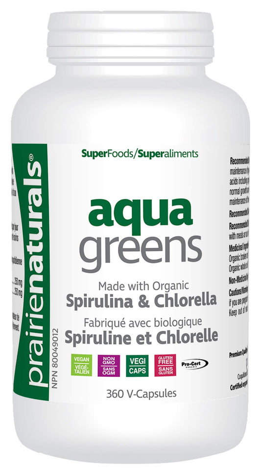 Prairie Naturals Organic Aqua Greens VCaps - 360 Count