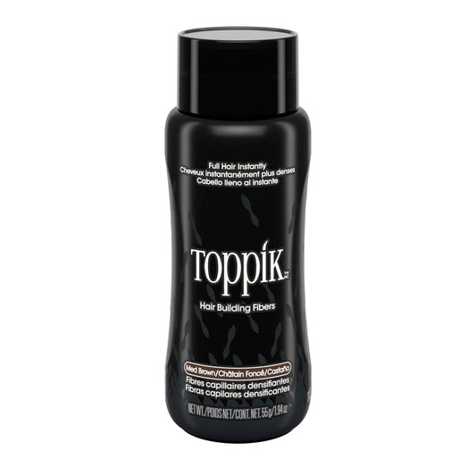 TOPPIK Hair Building Fibers, Value Size 55 g, Fill In Fine or Thinning Hair, Instantly Thicker Looking, Multiple Shades for Men & Women