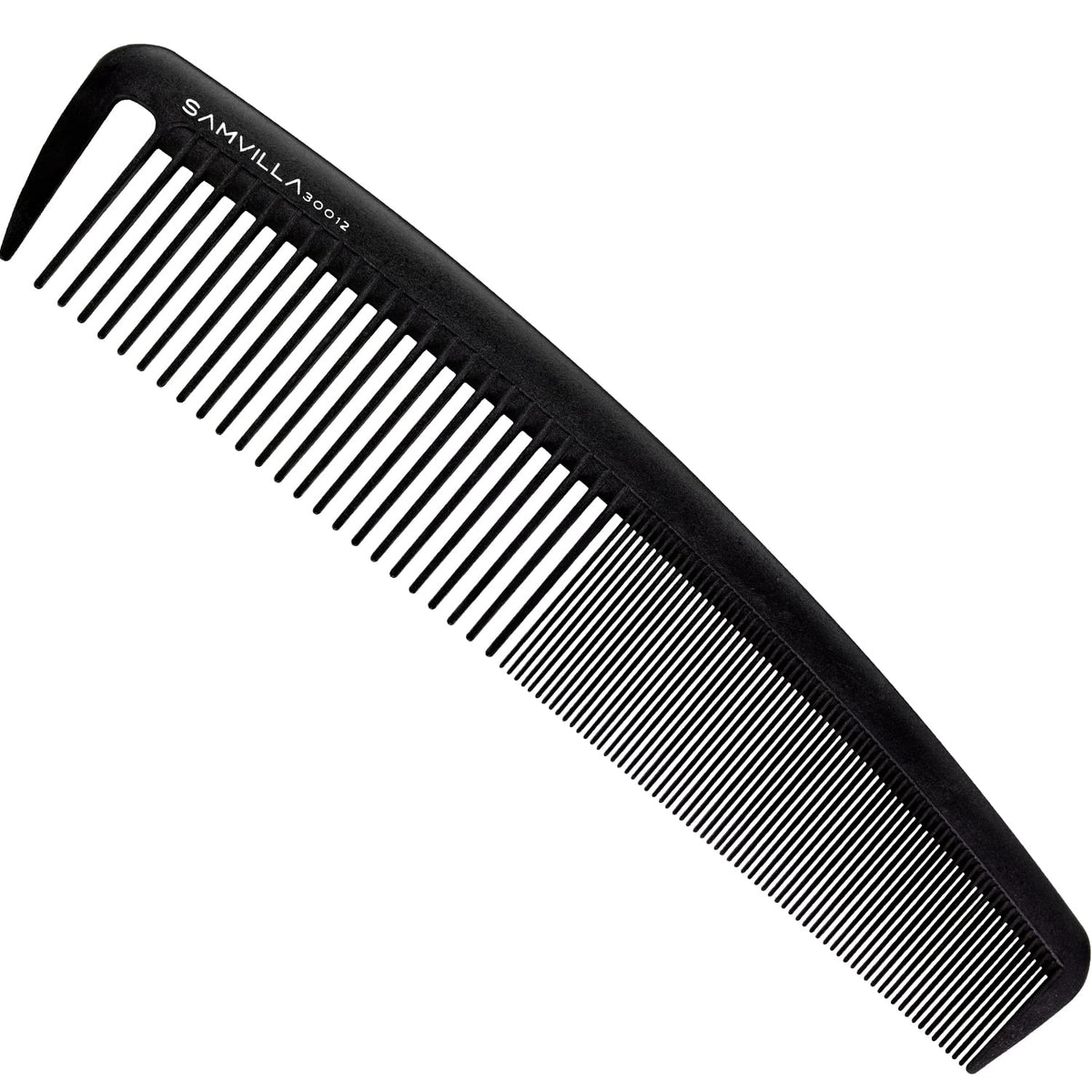 Sam Villa Signature Series Wide Cutting Comb, Black