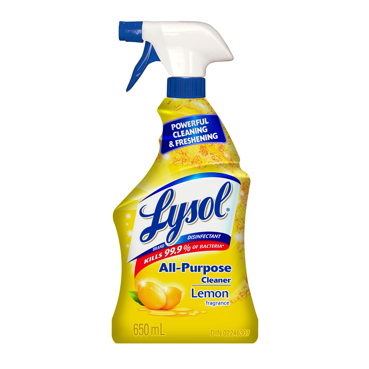 LYSOL ALL PURPOSE CLEANER TRIGGER: Lemon 650mL