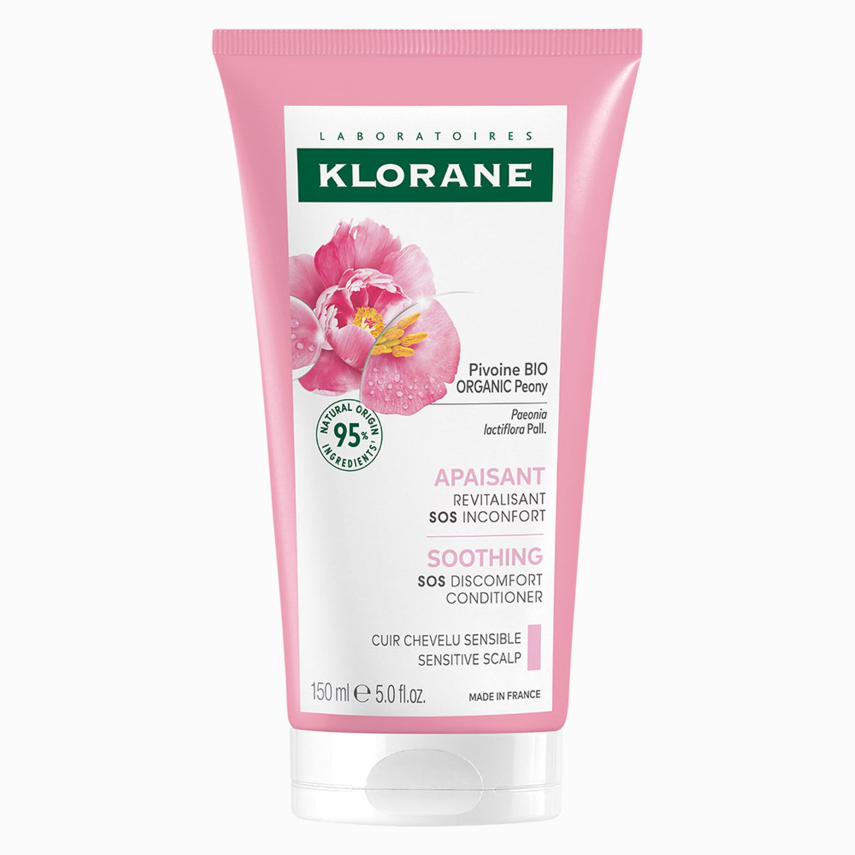 Klorane - Soothing Conditioner With Organic Peony - Sensitive Scalp - 150ml