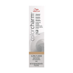 COLORCHARM Permanent Gel| Hair Color for Gray Coverage| 12N High Lift Blonde| 2 Fl oz.