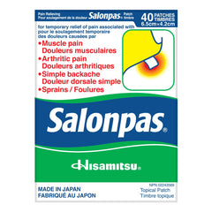 Salonpas Pain Relieving Patch – 40 Patches