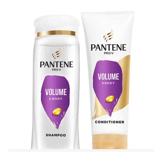 Pantene Sheer Volume 72 HR Fullness: 355 mL Shampoo & 308 mL Conditioner, 663 mL Total (Pack of 2)