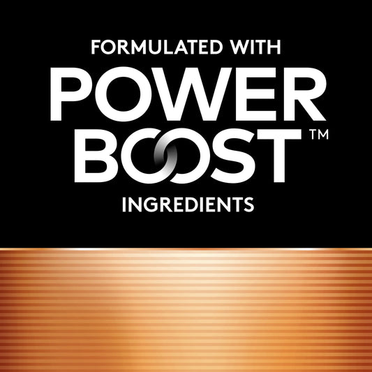 Duracell Coppertop AA Batteries with Power Boost Ingredients, 12 Count (Pack of 1), Double A Battery with Long-lasting Power, Alkaline AA Battery for Household and Office Devices