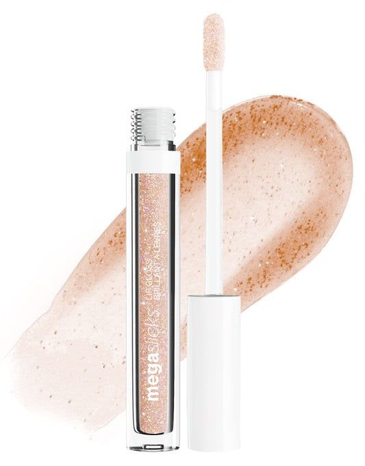 Wet n Wild Mega Slicks Lip Gloss Light Brown Crushed Diamonds