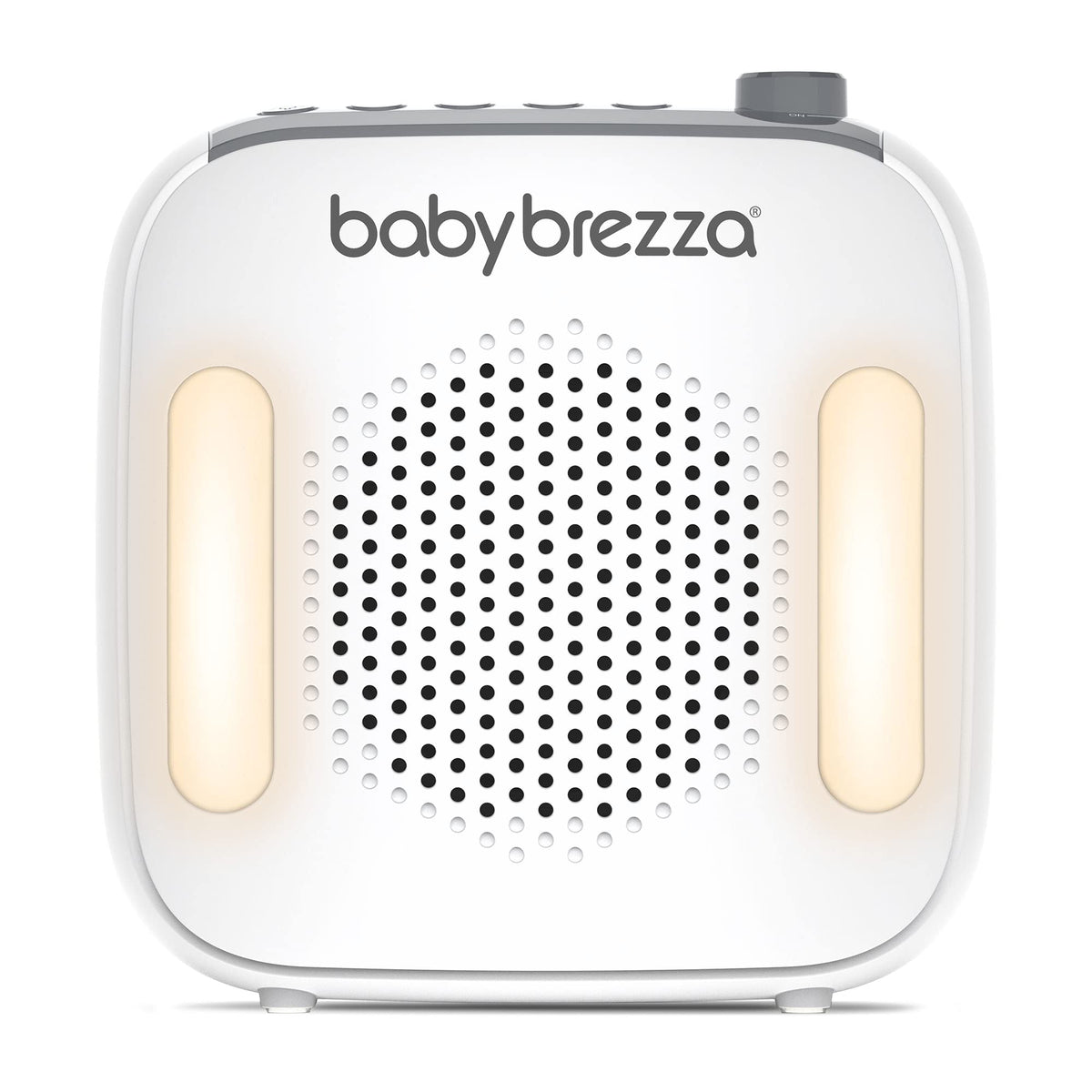 Baby Brezza Adjustable Baby Sound Machine and Night Light with 18 Sounds – Small, Portable Design for Easy Travel or Crib Use – Includes Lullaby, Nature, White Noise, Waves + More – USB Powered