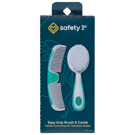 Safety 1st 490430300 Easy Grip Brush & Comb, Arctic Blue
